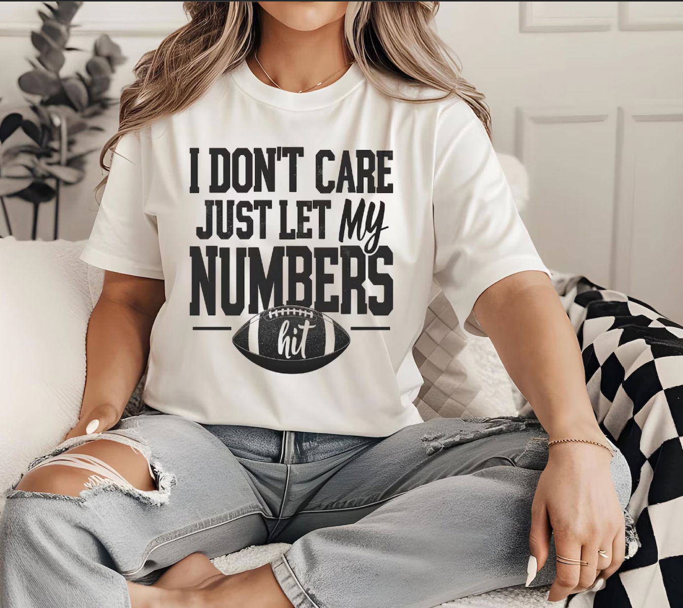 Hope My Numbers Hit Tee - Comfort Colors