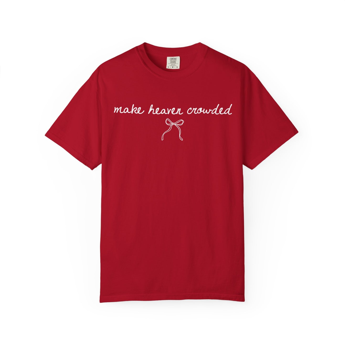 Make Heaven Crowded Bow Tee